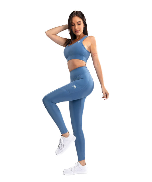 Venum Legging Performance Dames Storm Blauw