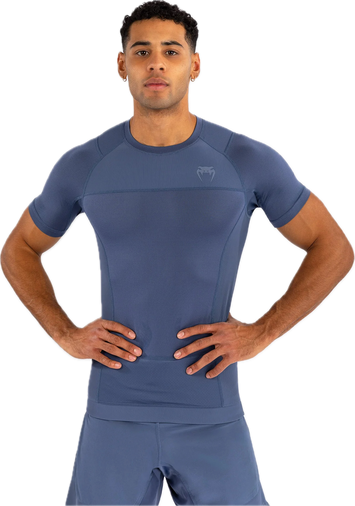 Venum Rashguard G-Fit Air Korte Mouw Mistblauw