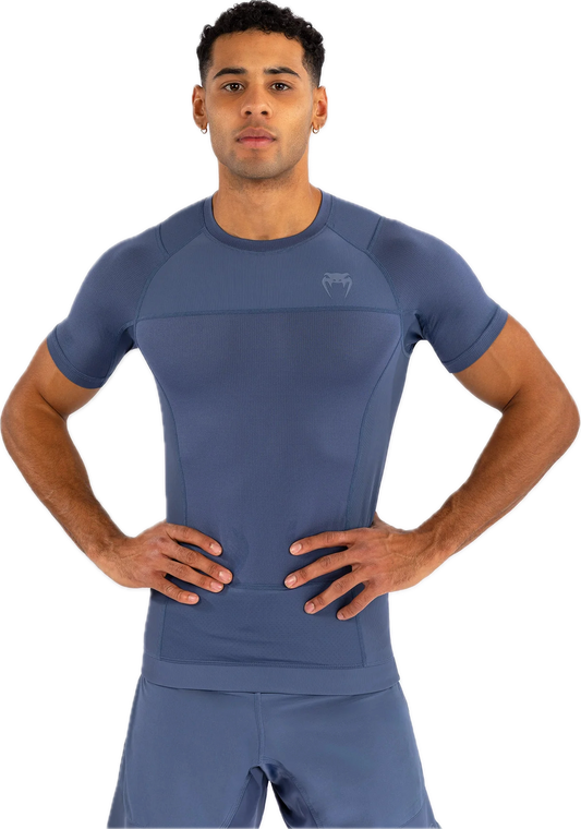 Venum Rashguard G-Fit Air Korte Mouw Mistblauw