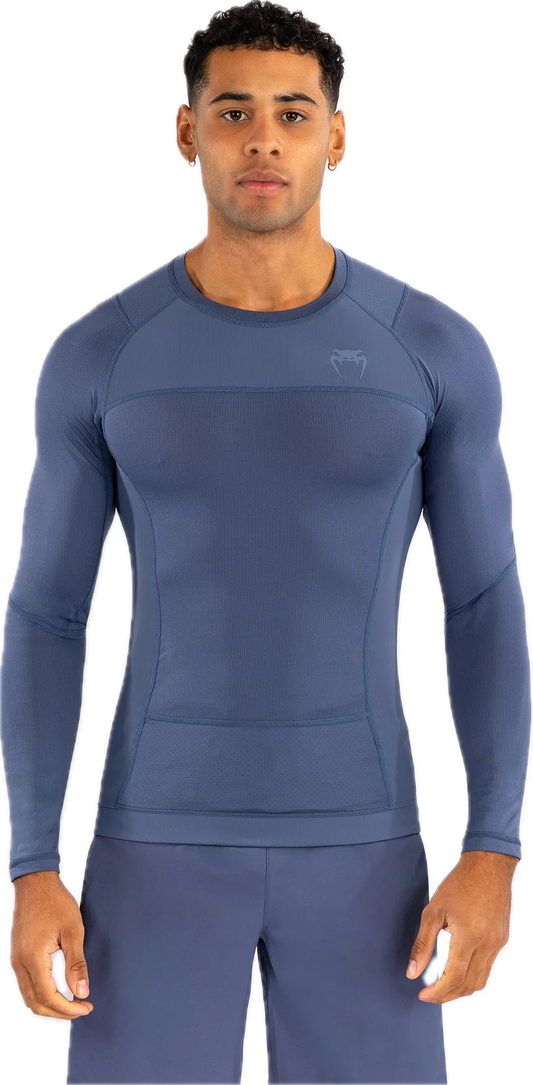 Venum Rashguard G-Fit Air Men's Long Sleeve Foggy Blue