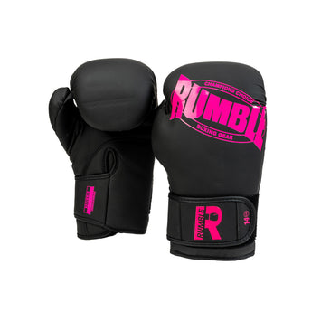 Bokshandschoen Rumble PU Beginner Zwart/Roze