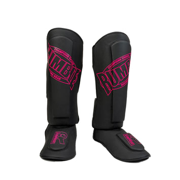 Scheenbeschermer Rumble Evolve Zwart/Roze