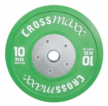 Bumper Plate Crossmaxx® 50mm - Groen 10kg per stuk