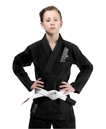 BJJ GI Venum Contender Kids Zwart