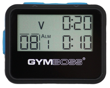 Interval Timer Gymboss Zwart-Blauw