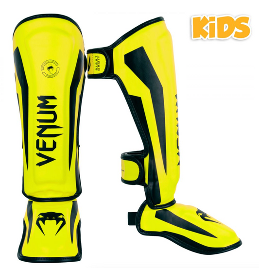 Scheenbeschermer Venum Elite Kids Exclusive Neon Geel