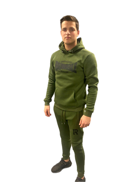 Rumble Hoodie en Pants Khaki/Zwart