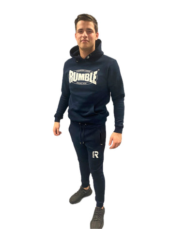 Rumble Hoodie en Pants Navy/White