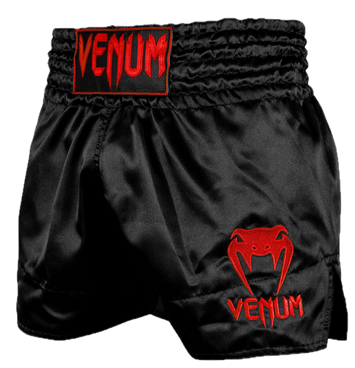 Kickboksshort Venum Classic Zwart/Rood