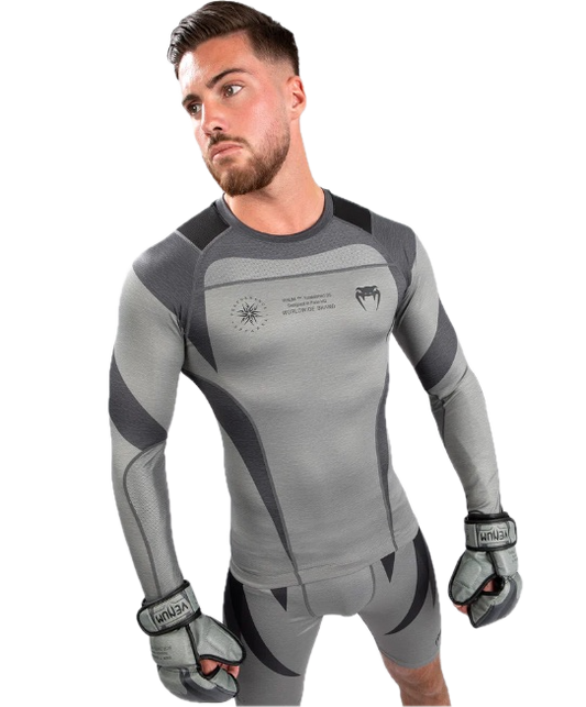 Venum Rashguard Stone Long Sleeve Mineral Green