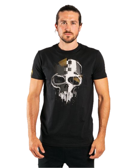 Venum T-Shirt Skull Zwart/Goud